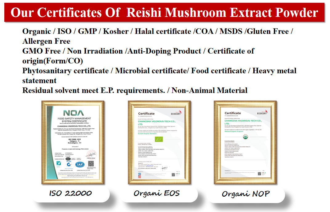 Company Certificates
