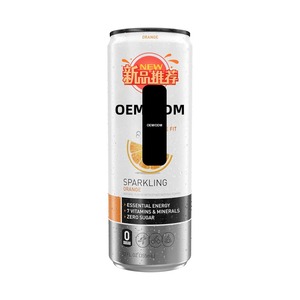Bubble Orange Flavored Functional Energy Drink Citric Acid Sucralose
