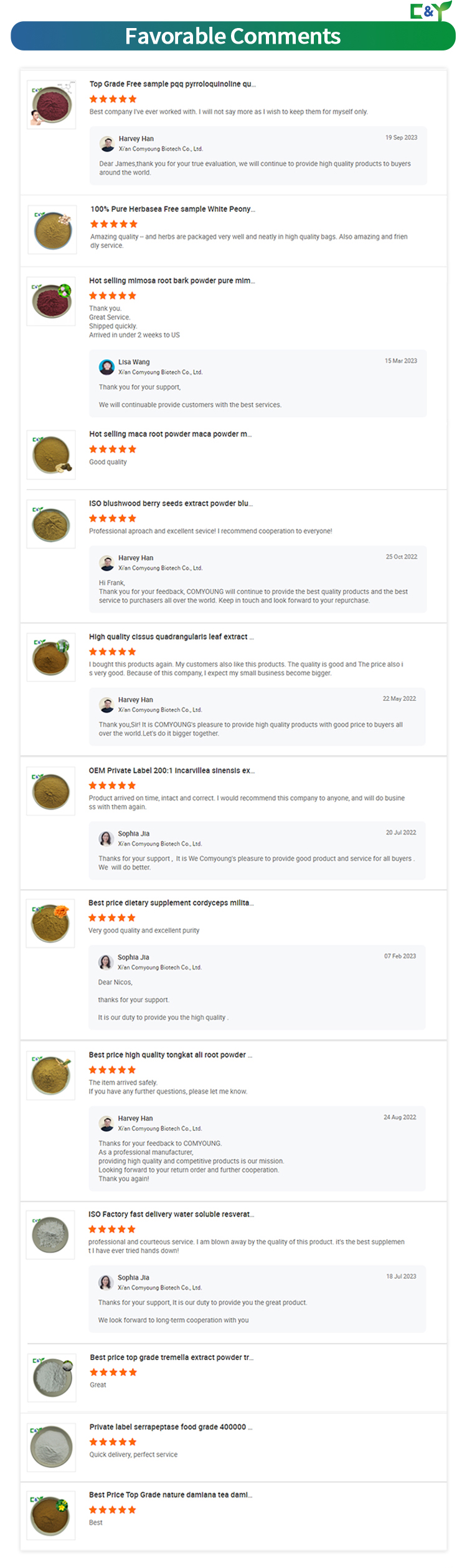 Customer Feedback