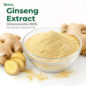 Ginseng Extract Powder Ginsenosides 80% Food Grade Dietary Supplement Raw Material Bulk Wholesale