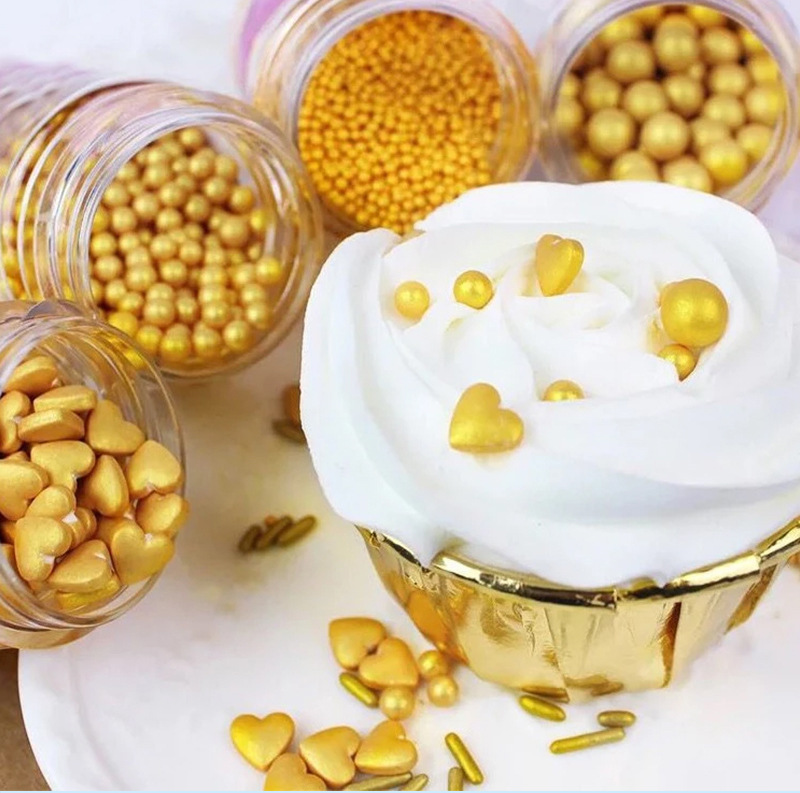 Edible Luster Dust Orange C1002 Food Grade Pearl Pigment Edible Mica Powder For Cake Chocolate Dessert Decoration Drink Etc.