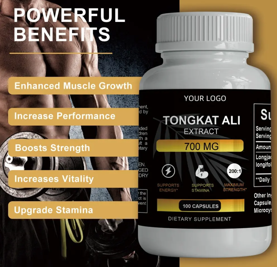 OEM/ODM Private Label Men's Health Natural Herbal Supplement Adult Tongkat Ali Mixed Capsule Fadogia Agrestis Extract Private