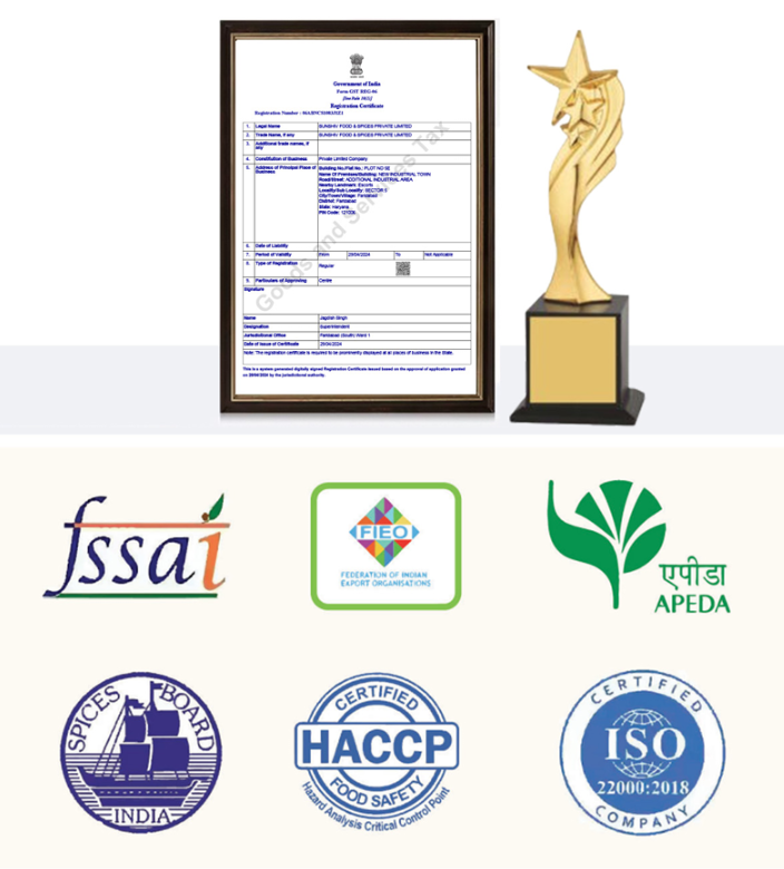 Quality Certifications