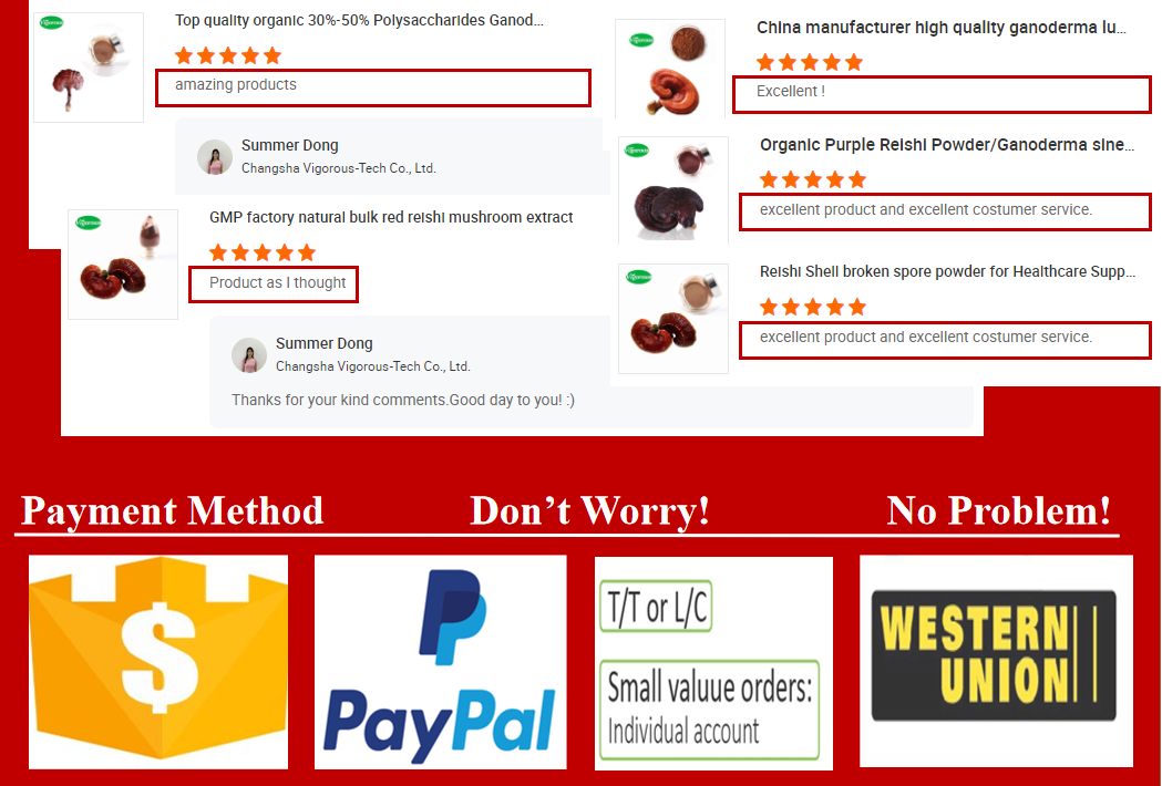 Accepted Payment Terms