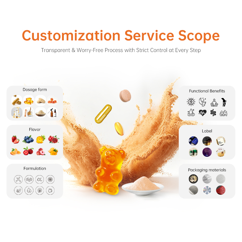 OEM/ODM Private Label Shilajit Gummies Cordyceps Ginseng 85 Minerals Energy Vitality Supplement