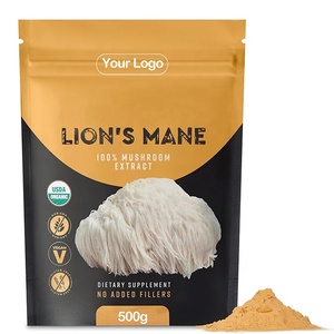 Mushroom Powder Organic Custom Packaging Lion's Mane Extract